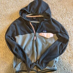 Patagonia Kids Two-Tone Fleece Hoodie